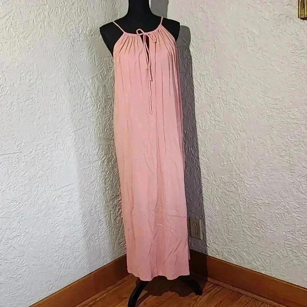 Nordstrom Rack rose pink maxi dress